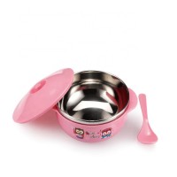 Stainless Steel Baby Warmer  Bowl With Spoon