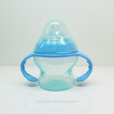 P004 Xinai friendly safe PP baby drinking cup with silicone nipple