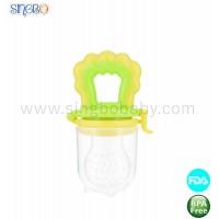 Baby Nipple Silicone food Fruit feeder/plastic feeder with silicone mesh